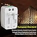 Travel Adapter, AC Adapter with USB Wall Charger, International Universal Power Converter Plug, All in One Outlet Converter Charger US to Europe Argentina Australia UK etc New