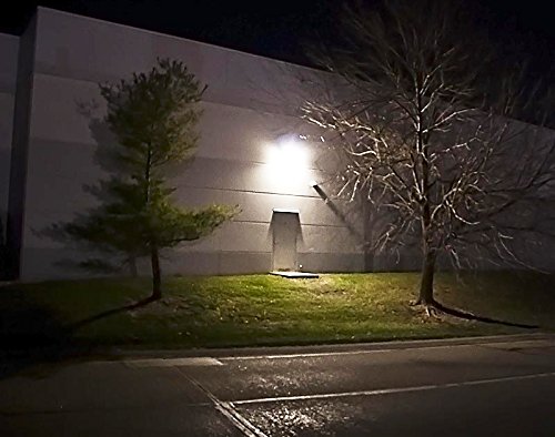 60W 6600lm LED Wall Pack Light,4Pack ,120-277V 5000K Daylight DLC cETLus-listed 2500-450W MH/HPS replacement, Outdoor/Entrance(5-Year Warranty)LPK 60W 4pk(5000K)