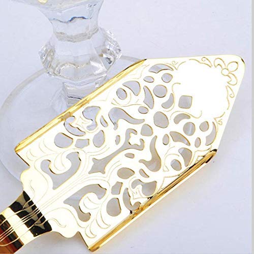 VANGOAL Stainless Steel Absinthe Spoon, Original Gothic Absinthe Fountain Spoon Dripper for Absinthe Glasses Sugar Cube, Exquisite Hollowed-out Spoon Cocktail Bar Scoop Filter Spoon (Gold)
