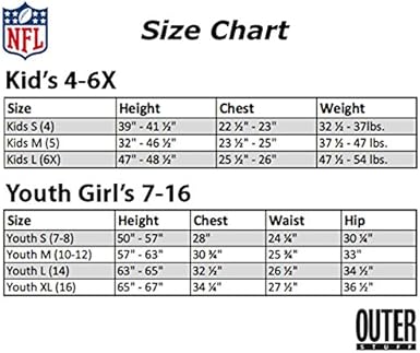 Outerstuff NFL Girls Cheer Jumper Dress with Turtleneck Set