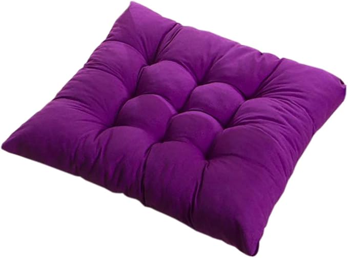 PICTURESQUE Soft Purple Seat Pads for Dining Chair 40x40cm Cushion