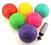Ifavor123 Multi Color Mini Dodgeball Kickball Hand Pump Playballs - 6 Pack
