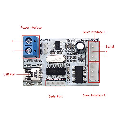 LewanSoul BusLinker TTL/USB Debug Board for LX-16A Bus Servo