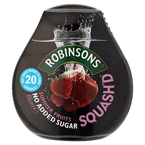 Robinsons Squash'd Summer Fruits No Added Sugar (66ml) - Pack of 2