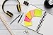Selizo Super Sticky Notes Lined, 3 in x 3 in, 100 Sheets/Pad, 5 Colors (5)