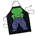 ICUP Marvel - Incredible Hulk Be The Hero Character Adult Size 100% Cotton Adjustable Black Apron
