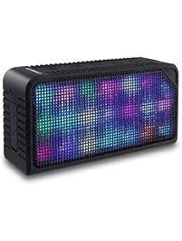 Bluetooth Speakers,URPOWER Hi-Fi Portable Wireless Stereo Speaker with 7 LED Visual Modes and Build-in Microphone Support Hands-free Function, for iPhone 7 Plus,7,Samsung,Tablets and More-Z3