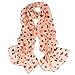 Datework Love Heart Soft Long Shawl Scarf (Pink)