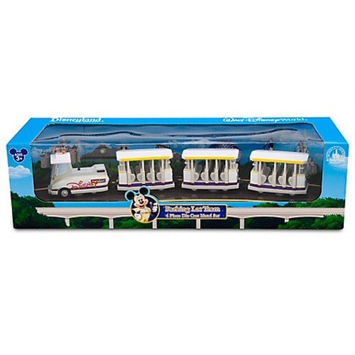 Disney Parking Lot Tram 4 Piece Die Cast Metal Set