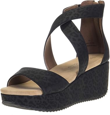 corkys black wedges