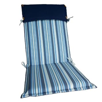 Gartenmöbel Auflagen Hochlehner Blau