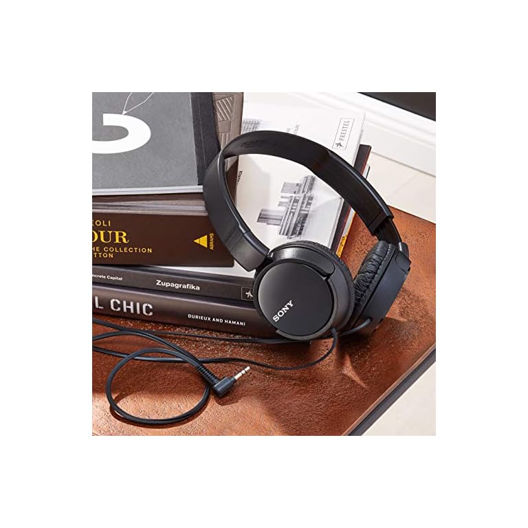 Sony MDRZX110 B.AE Lightweight Foldable OnEar Headphones Black The