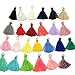 PAMIR TONG 25pcs Multi-Colors Mini Tassels DIY Craft Supplies Jewelry Tassels Chunky Tassel Fringe Trim GD25ST25