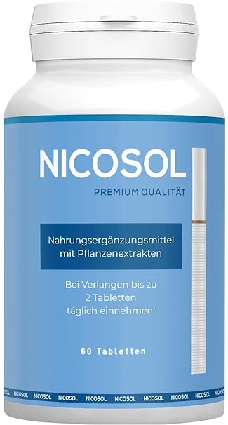 Nicosol - Schnell, Endlich Nichtraucher, 60 Kapseln (Rauchen aufhören)