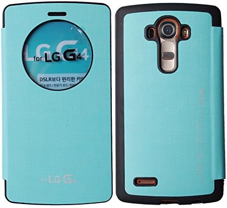 LG G4 Case,[Mint] Window Open View Bumper Case G4 PU Leather Flip Cover Magnetic closure Anti Shock For LG G4 (Mint)