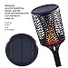 Solar Flame Torches Lights Flickering Flame Dancing Landscape Lanterns Dusk to Dawn IP65 Waterproof for Outdoor Garden, Parties, Campfires, Camping, Beaches Lighting and Decoration (1)