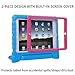 HDE Case for iPad 9.7-inch 2018/2017 Kids Shockproof Bumper Hard Cover Handle Stand with Built in Screen Protector for New Apple Education iPad 9.7 Inch (6th Gen)/5th Generation iPad 9.7 Blue/Pink