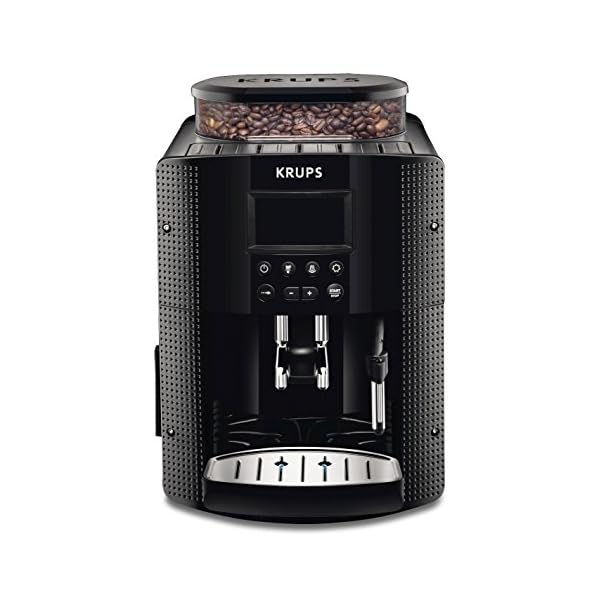 Krups EA8150 Kaffeevollautomat Essential Espresso | 1450 Watt | 1,7 Liter Wassertank | 15 bar | LCD-Display | 3…