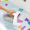 Munchkin-Super-Scoop-Bath-Toy-Organiser-Grey Munchkin Super Scoop Baby Bath Toy Storage Basket & Net, Removable Wall Hanging Bath Tidy, Baby Bath Caddy & Bath…
