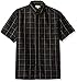 Haggar Men's Short Sleeve Sueded Effect Microfiber Woven Shirt