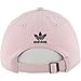 adidas Men's Originals Relaxed Strapback Cap, Clear Pink/Black, One Size