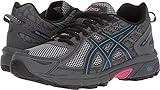 ASICS Women's Gel-Venture 6 Running-Shoes, Black/Island Blue/Pink, 7 B(M) US