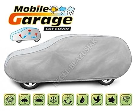 KEGEL MOBILE GARAGE Ganzgarage Vollgarage Autoabdeckplane Plane Autoplane - verschiedene Größen (450-510 cm XL SUV)