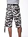 Pro Club Men's Cotton Twill Cargo Shorts with Belt, 32