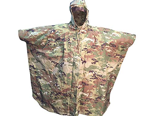 Acme Approved Waterproof Poncho - Military Style OCP Multicam 55" x 82"