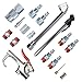 PowRyte Air Compressor Accessories, 17 Pieces Fittings, 1/4 Inch NPT Inflator Kit with Blow Gun, Air Chunks and Inflation Needles