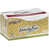 Vanity Fair Impressions Dinner Napkins, 3-Ply, 40 ct (Pack of 2)