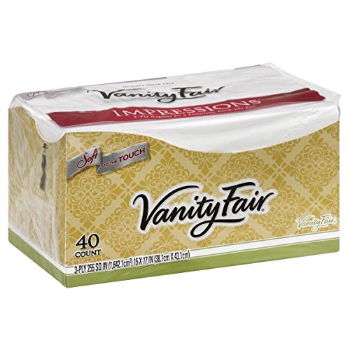 Vanity Fair Impressions Dinner Napkins, 3Ply, 40 ct (Pack of 2) 689851797842 eBay