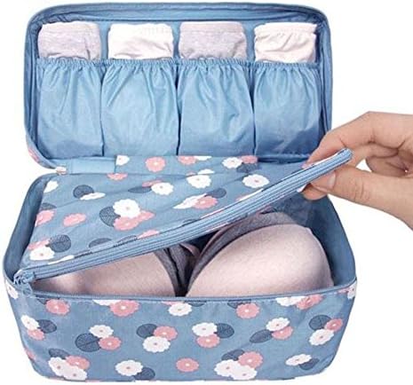 Jineams Portable Multifunctional Travel Organizer Bra Underwear Bag Suitcase