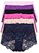 Simplicity Women's Stretchy Floral Lace Bikini Panties Underwear,7599_multi-color #6,One Size