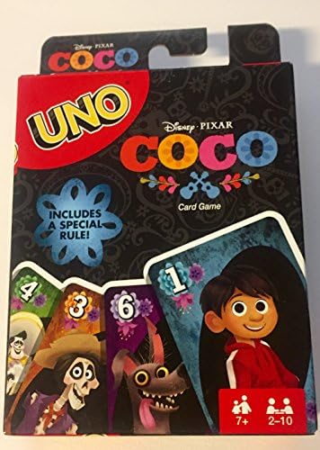 New Disney Pixar Coco Uno Card Game Full Color Special Rule Edition