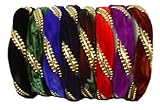 Beaded Twist Hair Band Set of 8