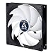 ARCTIC F14 SILENT-140 mm Standard Case Fan, Ultra Low Noise Cooler, Silent Cooler with Standard Case, Push- or Pull Configuration Possible