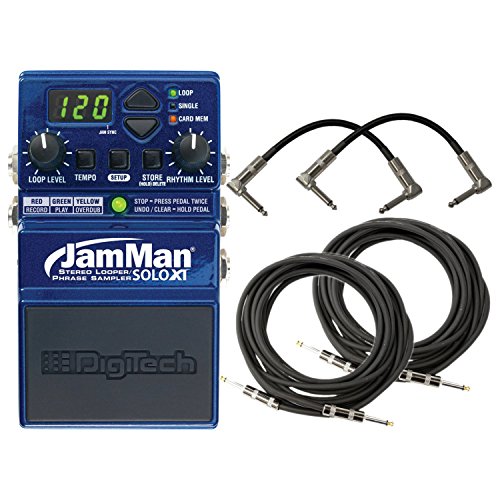 Digitech JamMan Solo XT Looper Pedal w/4 Free Cables