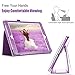 BENTOBEN iPad Air 2 Case, iPad Air 1 Case, iPad 6th Generation Case, iPad 5th Gen Case, Glitter PU Leather Folio Stand Smart Cover Auto Wake/Sleep Case for iPad Air 1/2, iPad 9.7 2018/2017, Purple
