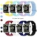 YUNSHU Compatible iWatch Band Replacement iWatch Band 38mm/40mm S/M for Women and Man Soft Sports Band Strap Silicone Series 5 Series 4 Series 3 Series 2 Series 1-8 Pack