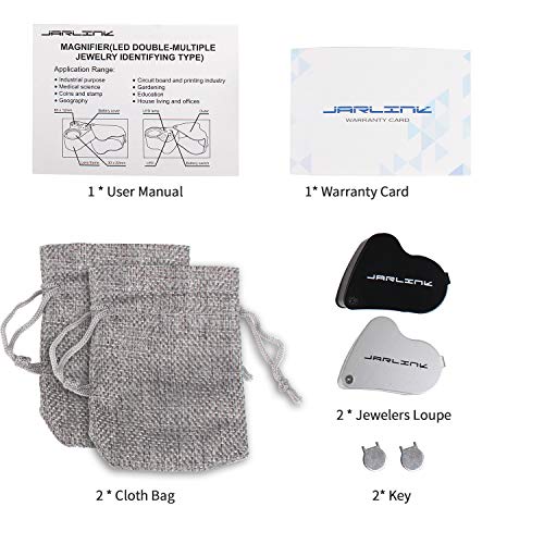 6 JARLINK+Illuminated+Jewelers+Magnifier+Magnifiers