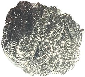 Ni Brothers Stainless Steel Scrubber,Heavy-Duty Multi Purpose Stainless Steel Scrubber With Quality Guarantee -Pack of 4