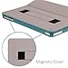 iPad Pro 9.7 Case, [Corner Protection] CaseCrown Bold Standby Pro (Arctic/Teal) Case w/Apple Pencil Holder - Black, Sleep/Wake, Hand Grip, & Multi-Angle Viewing Stand