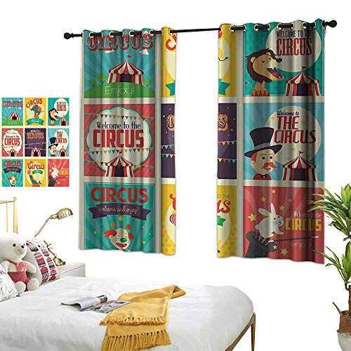 Eclipse Curtains Circus Decor Collection Of Old Circus Icons