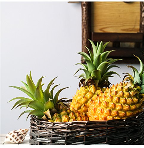 Longpro Realistic Artificial Fruits Fake Pineapple for Display High Simulation Artificial Dummy Fruits Vegetables Studio Photo Prop DIY Decoration Accessories Artificial Food Toys - Thumbnail 4