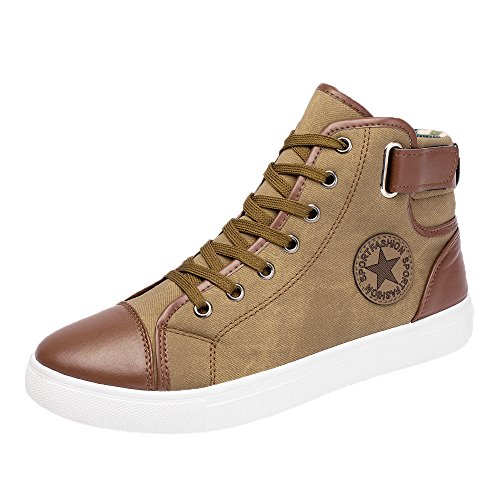 Feitengtd Men Women Causal Shoes Lace-Up Ankle Boots Shoes C