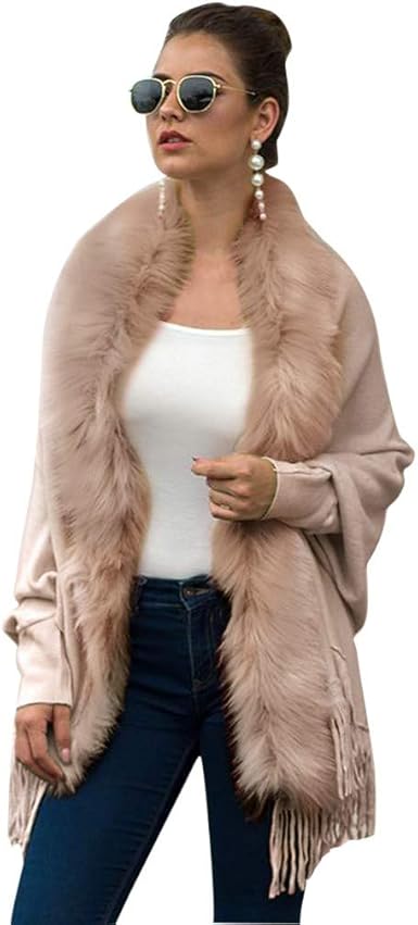 fur collared cardigan uk