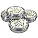 Seattle Sundries Natural Lotion Bar Sampler with Beeswax & Shea Butter, Gift Set for Women & Men. 4x (1.15oz) Solid Lotions in Travel Tins, Portable & Concentrated Pack Bundle Set