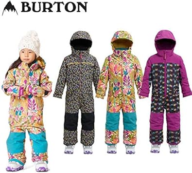 Amazon アウトレット品 バートン 18 19 キッズ Kids 子供用 スノー ウエアー Girls Minishred Illusn One Piece 2 7才 幼児向け 3t 3才 Forgetmenot 黒柄 Burton バートン ジャケット