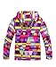 Hiheart Boys Girls Hooded Composite Mesh Jacket Windproof Softshell Windbreaker